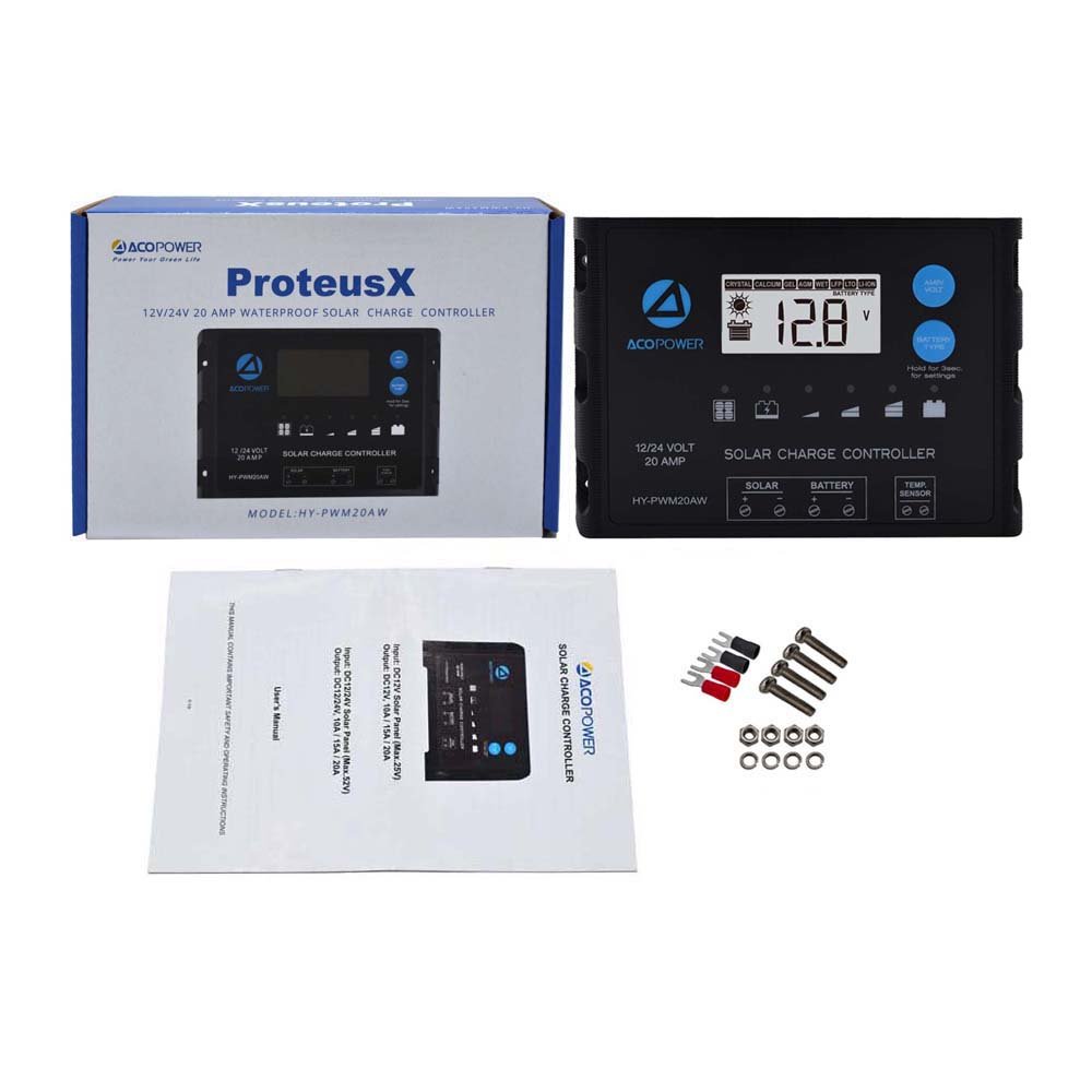 ProteusX 20A PWM Solar Charge Controller - ShoporaX