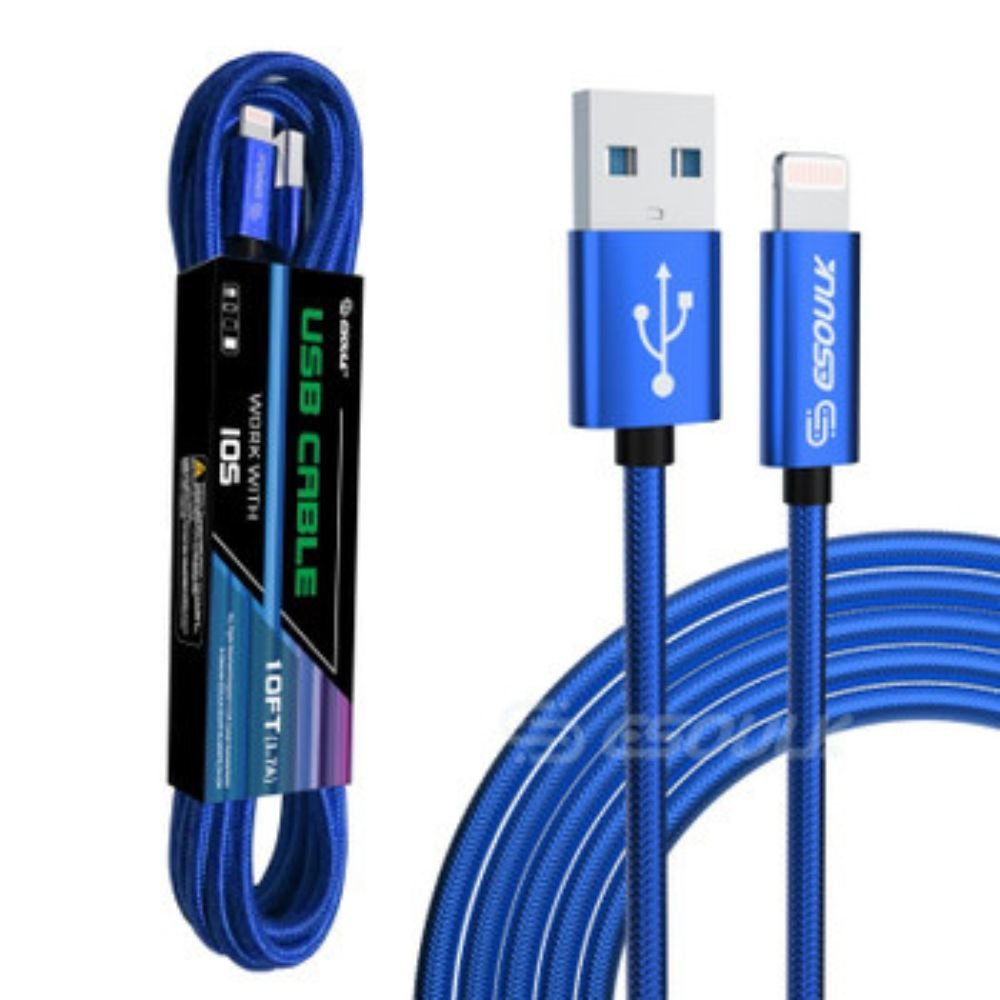 10FT USB Cable For IPhone XS/XR/XS MAX 1.7A - ShoporaX