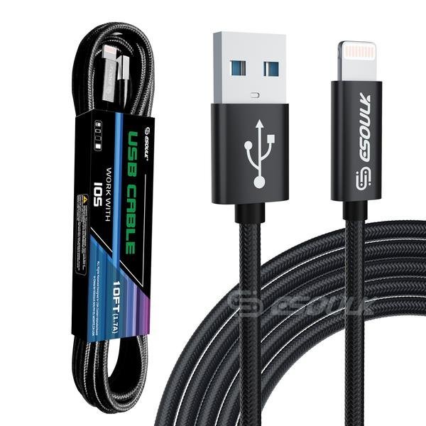 10FT USB Cable For IPhone XS/XR/XS MAX 1.7A - ShoporaX