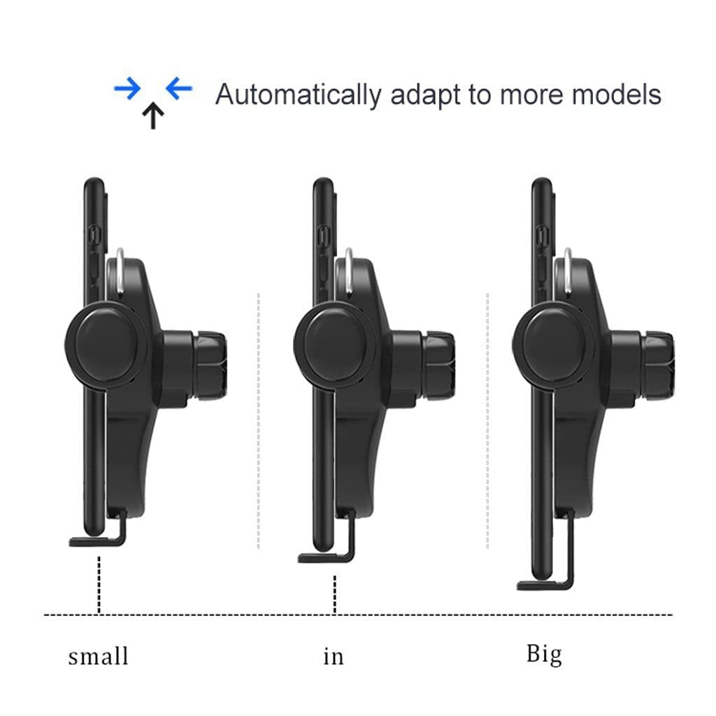 10W Wireless Triangle Mount Automatic Clamping Car Fast Charger - ShoporaX