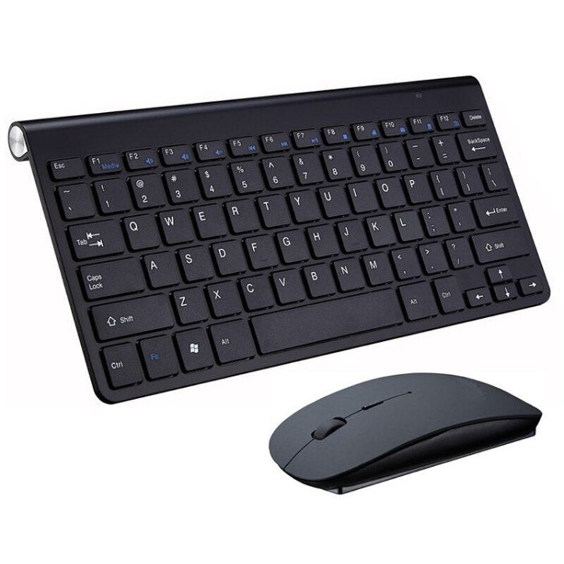 2.4 GHz Wireless Mini Keyboard And Optical Mouse Set - ShoporaX