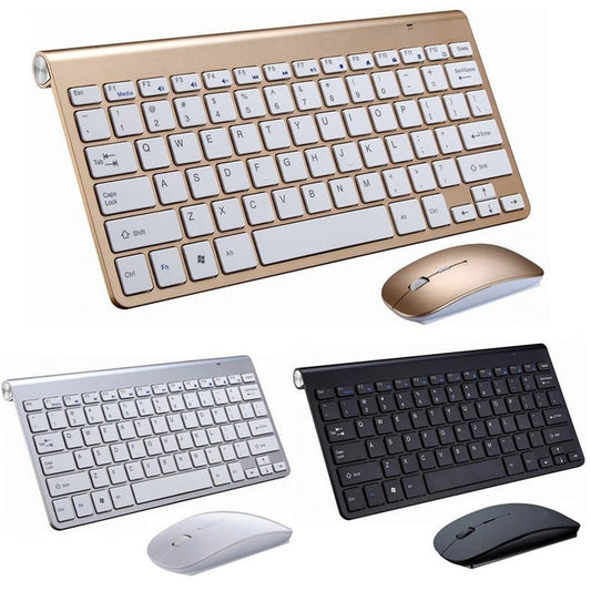 2.4 GHz Wireless Mini Keyboard And Optical Mouse Set - ShoporaX