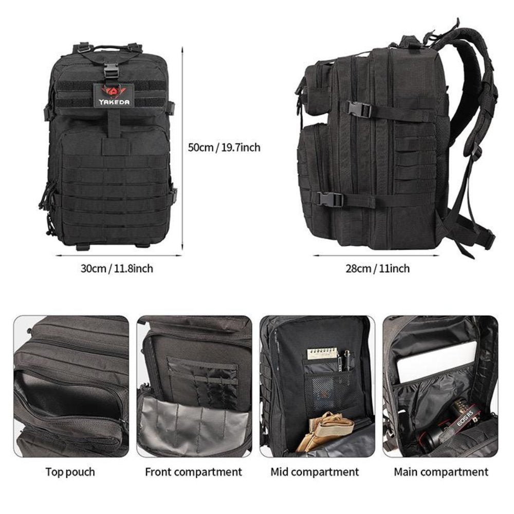 42L Tactical Backpack Bag with USA Patch - ShoporaX