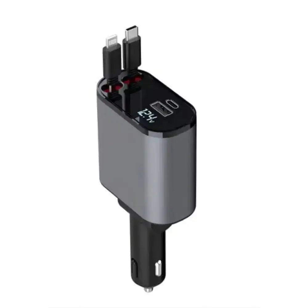 FAST 100W Car Phone Charger Lighter USB And TYPE - C Adapter - ShoporaX