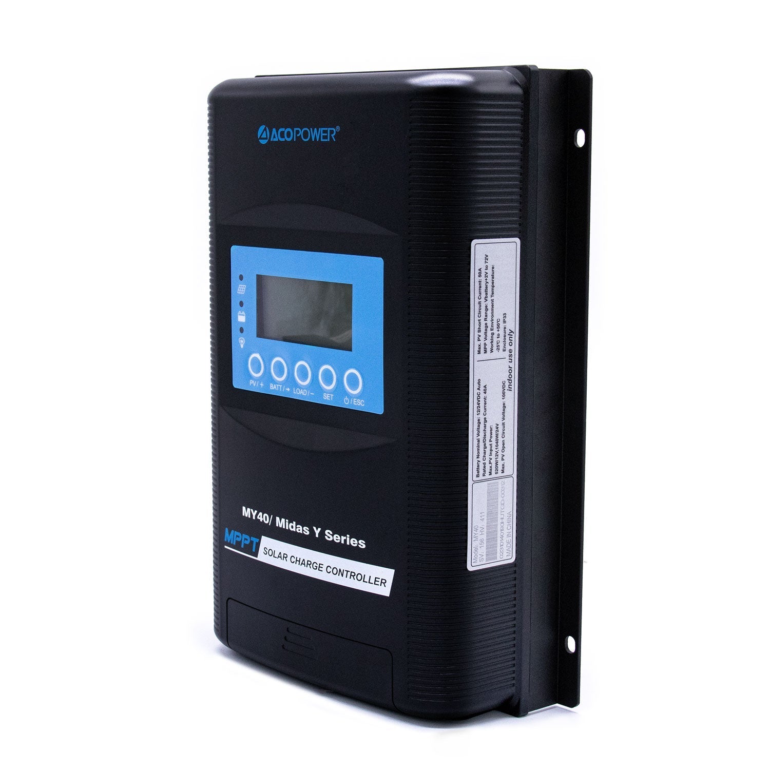 Midas 40 Amp MPPT Solar Charge Controller - ShoporaX